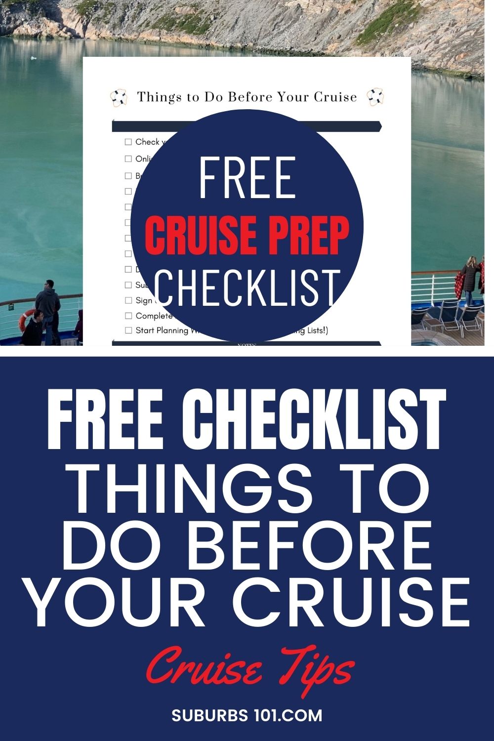 13 Important Things to Do Before Your Cruise (Free Checklist) - Suburbs 101