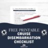 14 Important Things to Do on Cruise Disembarkation (Free Checklist ...