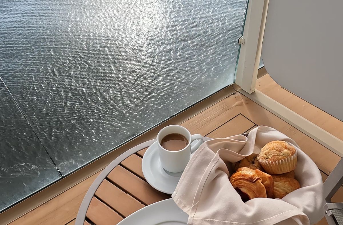 Cruise Ship Food- Room Service Breakfast