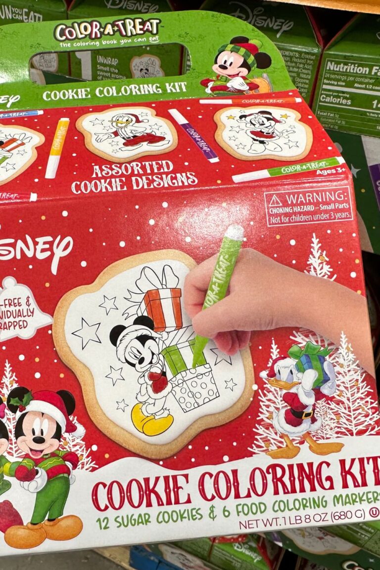 Disney Cookie Coloring Kit Christmas