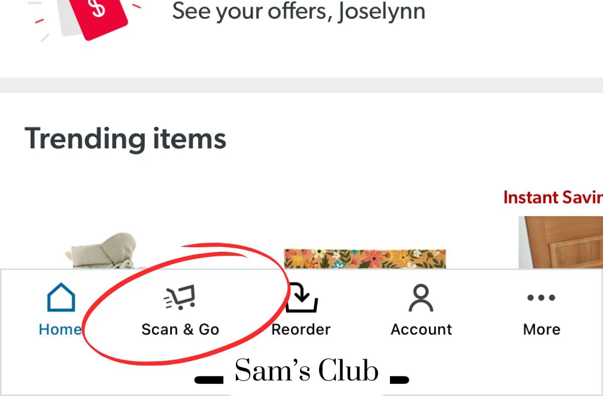 Sam's club scan and go